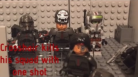 The Bad Batch Crosshair kills his squad scene in LEGO