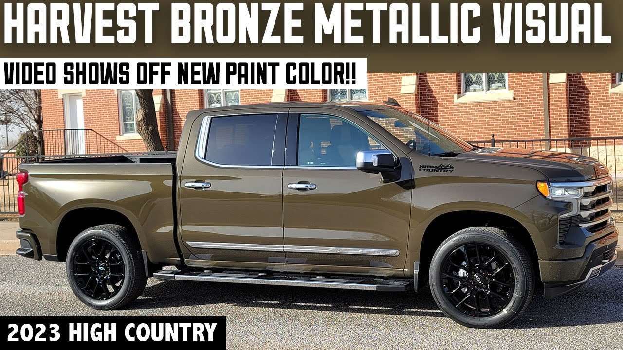 Harvest Bronze Metallic Paint Walkaround 2023 Silverado High Country