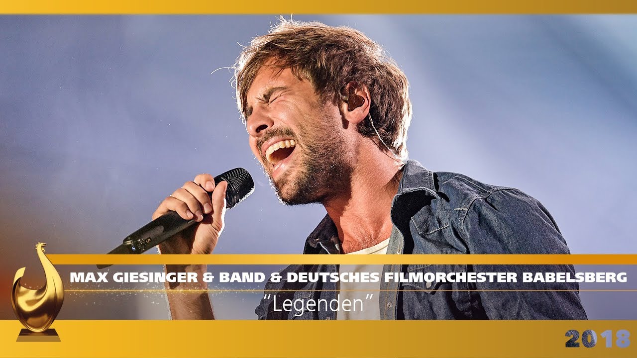 Max Giesinger & Band Legenden Goldene Henne 2018 MDR YouTube
