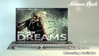 Video thumbnail of "Broken Dreams Instrumental (Inspiring East Coast Beat with Smooth Piano) Sinima Beats"