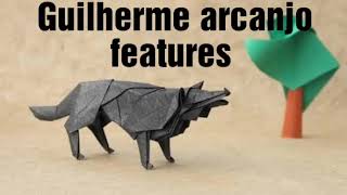 Origami Wolf by Hideo komatsu (tutorial)