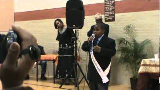 Ronson Hawkins invited to Ancipation Park to deliver speech to the community for Blk History Prgm.