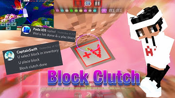 I Learned How To Block Clutch On MOBILE In 1 Day (Ft. @CaptainSwiftYT & @PadaiOS) | MCPE Hive Skywars