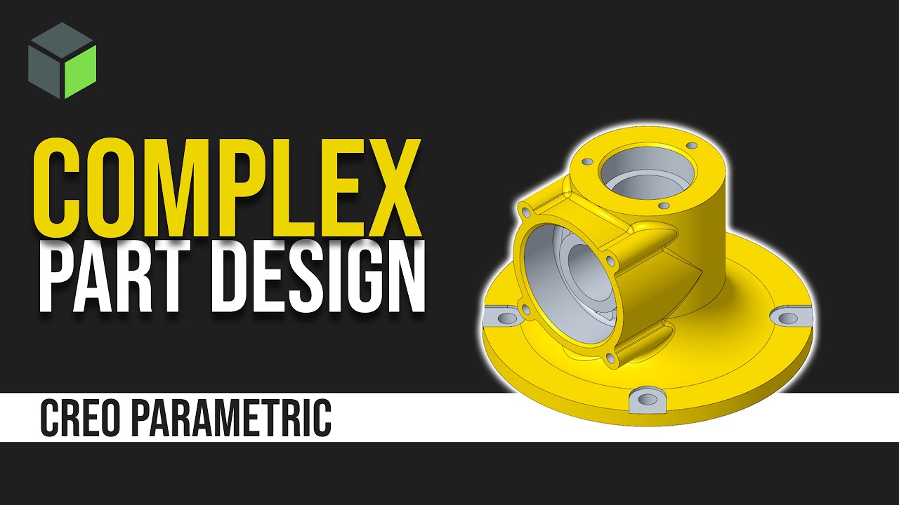 CREO COMPLEX PART MODELLING TUTORIAL BEGINNER #CREO_PARAMETRIC #PART ...