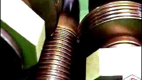 Thread rolling machine three roll type for scaffolding  prop and jack