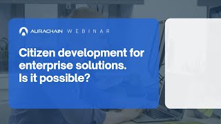 Famous LIVE webinar on citizen development for enterprise solutions - 27th Oct and 3rd Nov 2022 Profile
