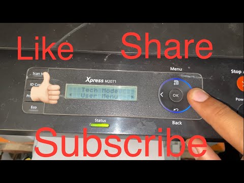 #How to reset samsung xpress m2071 printer # how to go tec mode in samsung xpress m2071 printer