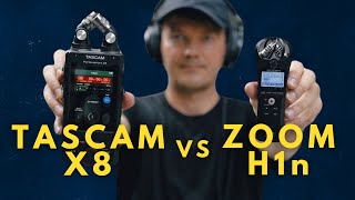 Tascam X8 vs Zoom H1n: Which Audio Recorder is Better For You?