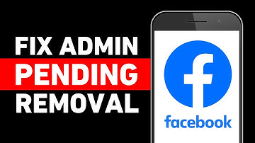 How to Fix This Admin is Pending Removal on Facebook Page