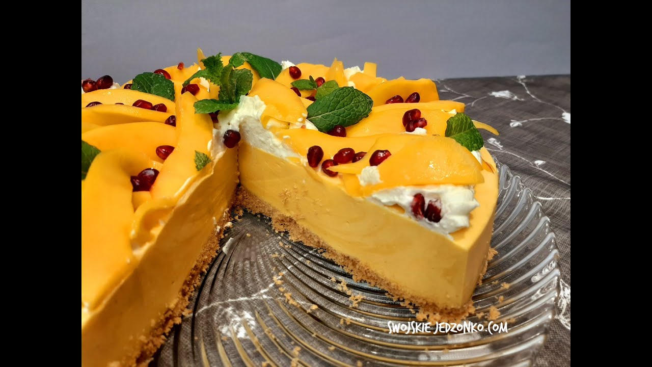 Takiego sernika jeszcze nie jedliście - Sernik o smaku mango - niezwykły i przepyszny 
