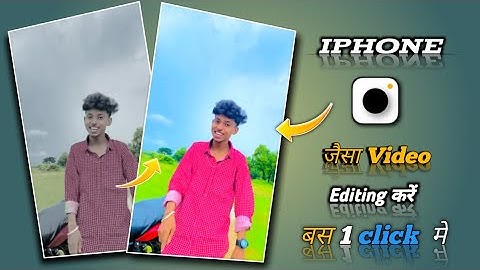 IPhone Jaisa Video Editing Kare बस 1 click में | In Prequel App 🔥