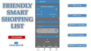 Friendly Smart Shopping List Review - Mobile App for Android and iOS - COMING THIS SPRING 2022 screenshot 5