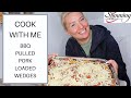 YUMMY BBQ PULLED PORK LOADED WEDGES | SYN FREE ON SLIMMING WORLD | COOK WITH ME | BEING MRS DUDLEY