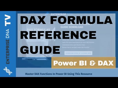DAX Formula Reference Guide Download From Enterprise DNA