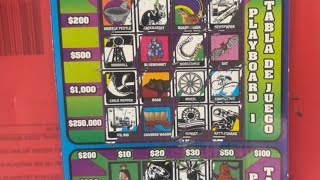 Mega lottery Texas scratch ticket
