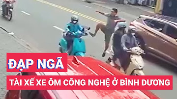 Vụ tài xế xe ôm công nghệ bị đạp ngã ở Bình Dương: Vì một cây tăm vứt xuống đường