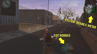 How to steal scooter and get yellow trouble meter | Bully Glitch