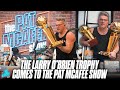 The Larry O Brien Trophy Arrives To The Pat McAfee Show With Charles Barkley The Larry O Brien Trophy Arrives To The Pat McAfee Show With Charles Barkley