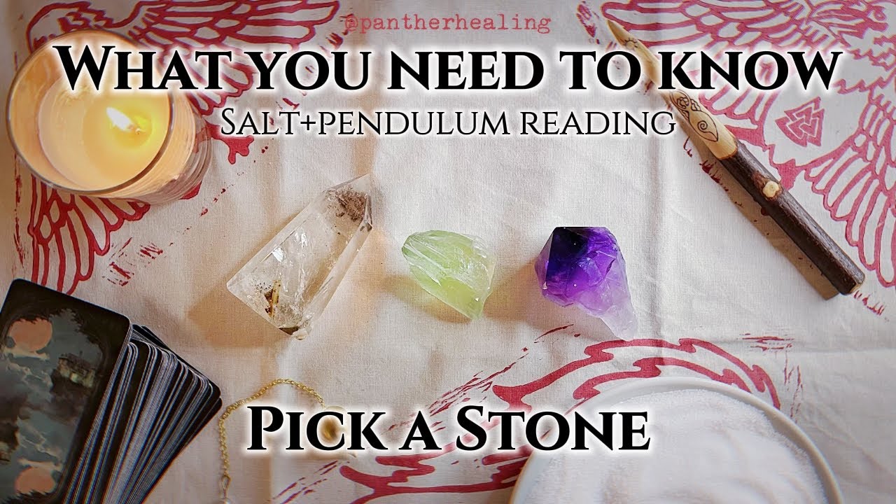 Salt Reading + Pendulum🧂What do you need to know?🔮Pick a Stone 🤲🏻 