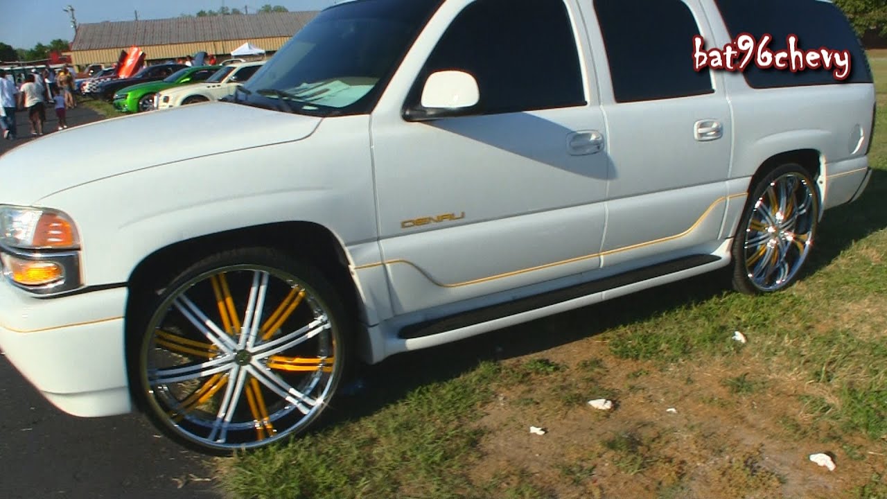 Whiteyellow Gmc Yukon Xl Denali On 28s 1080p Hd Youtube