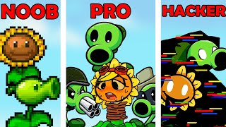 Fnf Plants Vs Rappers Character Test Noob Vs Pro Vs Hacker Gameplay Vs Playground
