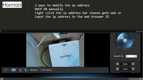 Use Search Tool Modify IP Address for 5MP PoE PTZ Camera with Two-way Audio