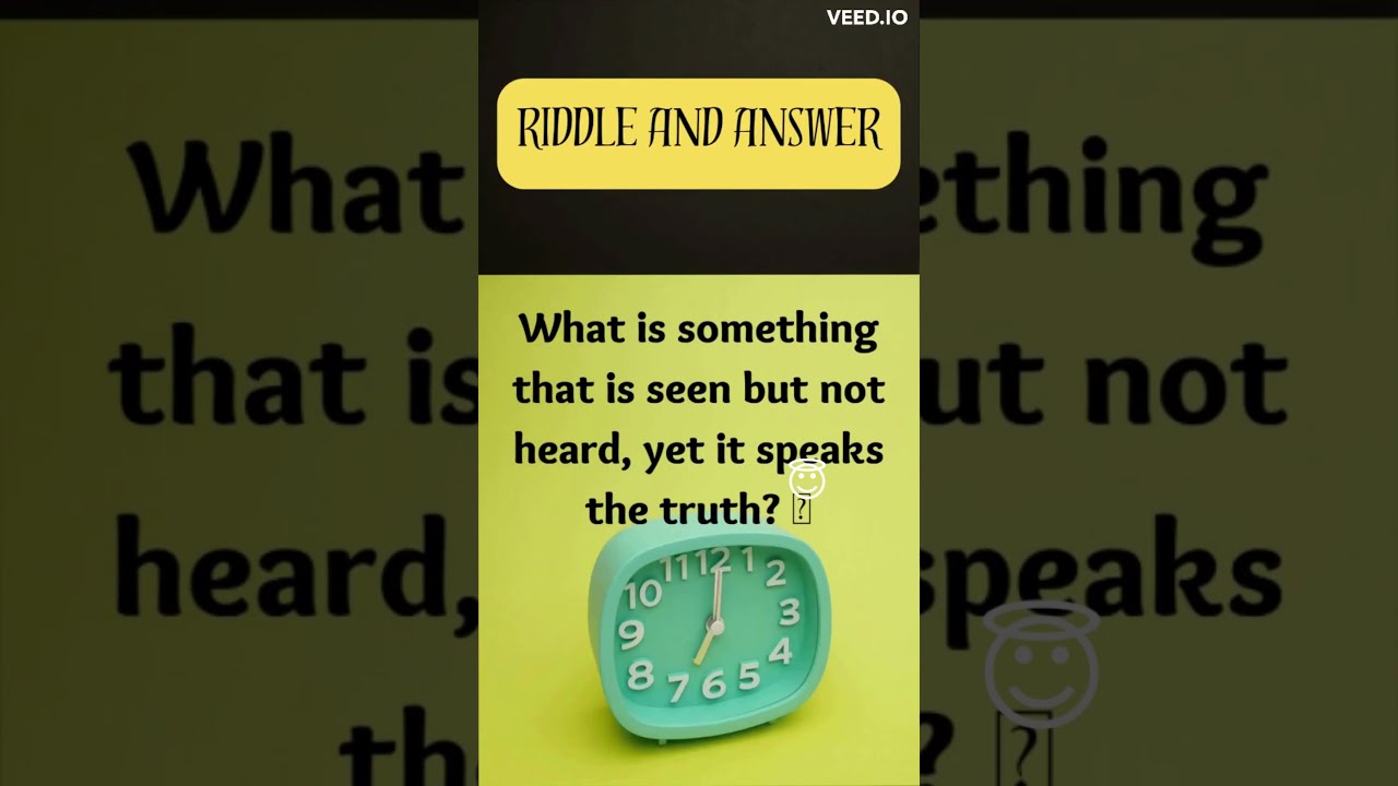 Riddles And Answer What Is Something That Is Seen But Not Heard Yet Riddles And Answer What Is Something That Is Seen But Not Heard Yet