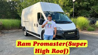 2023 RAM PROMASTER 3500 159’ EXT (SUPER HIGH ROOF) ESPECIFICACIONES!