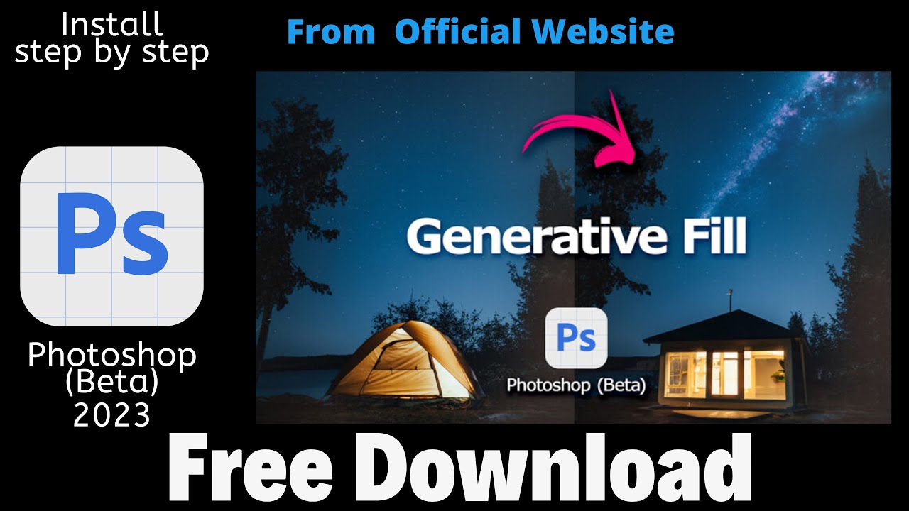 cara download photoshop beta ai