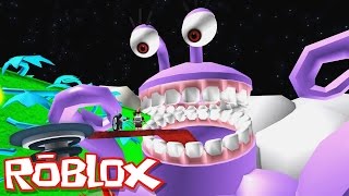 Roblox Adventures / Escape Space Obby / Escaping the Giant Evil Alien!