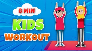 8 MINUTE EXERCISE FOR KIDS screenshot 4