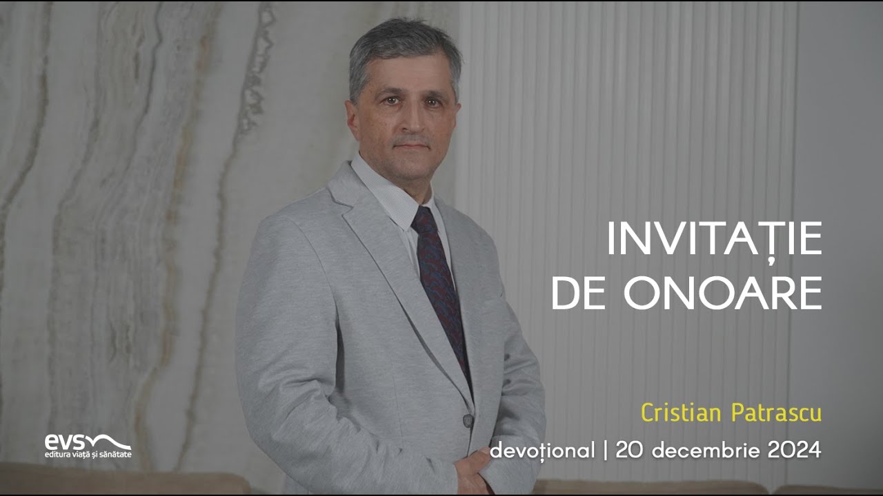 INVITAȚIE DE ONOARE