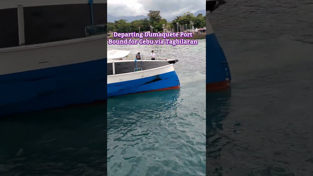 MV Ocean Jet 788 Departing Dumaquete Port 