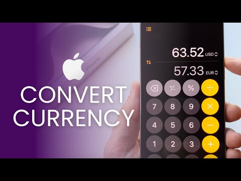 How To Convert Currency In Calculator App On iPhone (iOS 18)