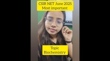CSIR NET June 2025 Two Most Important Topics of Biochemistry #csirnetadda247 #csirnet2025