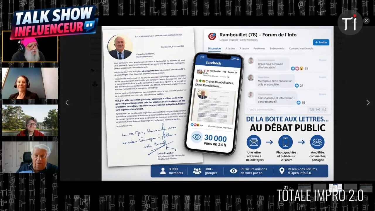 🔴 [LIVE] Talk Show Influenceur N°2 du Mer 6/05/2026 – Totale Impro 2.0 – GSO Parisien