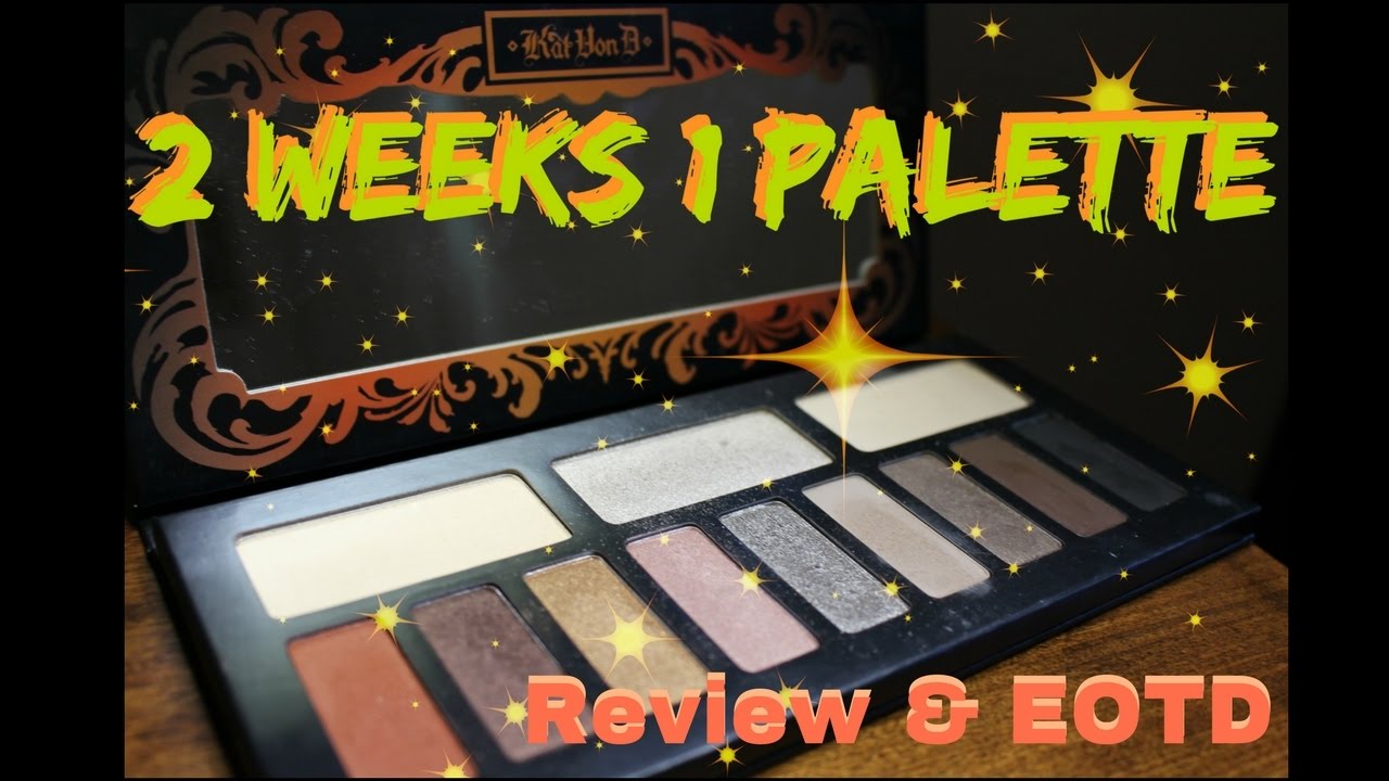 2 Weeks / 1 Palette Review {KVD Monarch Palette}
