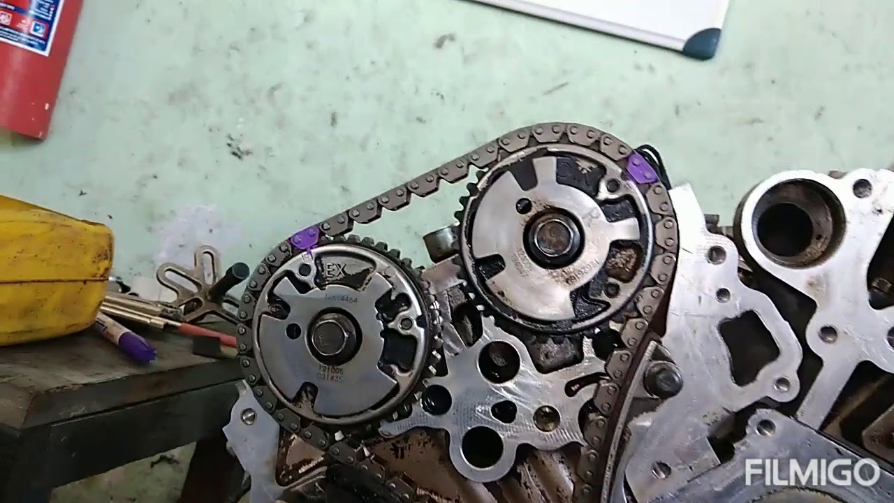 Diagrama de cadena de tiempo traverse 3.6 modelo 2010 - YouTube