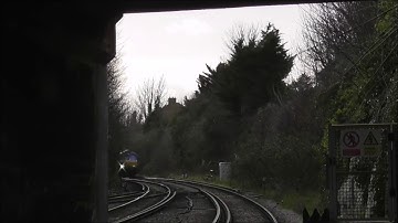 66711 passes Gravesend with 6G13 2nd March 2019