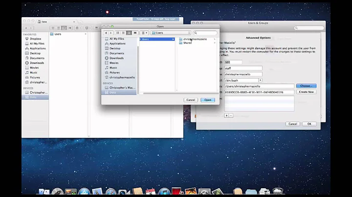How to Move the Home Directory on a Mac to a Different Location