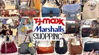 HUGE TJ MAXX PURSE SHOPPING 🛍️ | designer purses, new handbags, shop with me, new arrivals