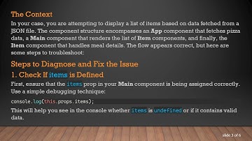 Fixing the Error: Cannot read property 