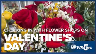 Checking in with local flower shops on Valentine's Day