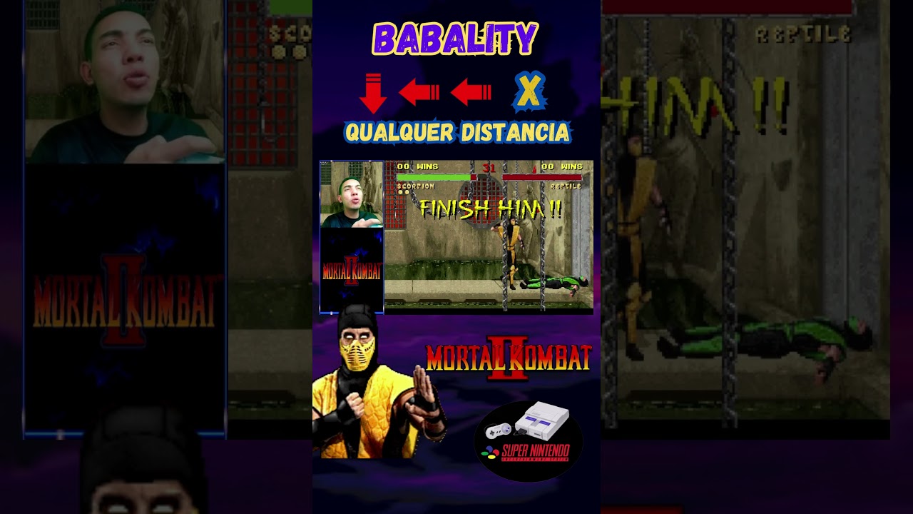 Mortal Kombat Super Nintendo ⬇️ #supernintendo #mortalkombat #plays