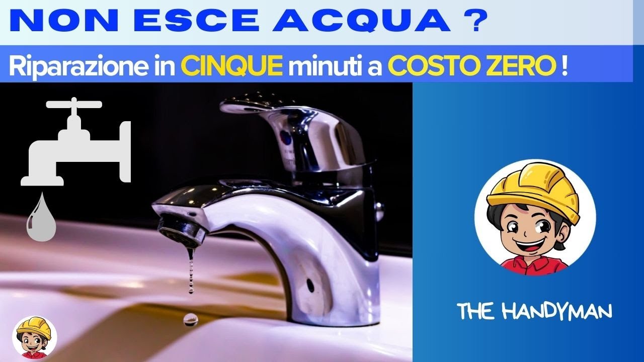Rubinetto Gira Ma Non Esce Acqua