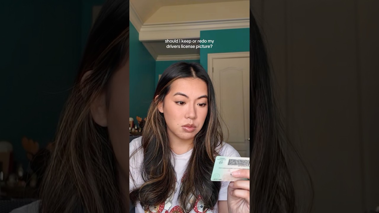 should it keep or redo my license picture??? 
