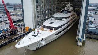 Oceanco launched the 105m/ 344ft H3 yesterday