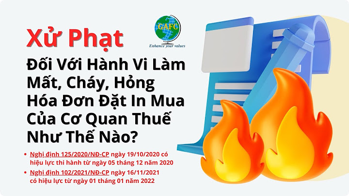 Quy định mới nhất về xử phạt mất hóa đơn năm 2024