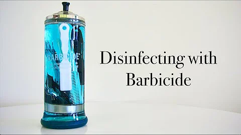 How to Disinfect Barber Tools Using Barbicide