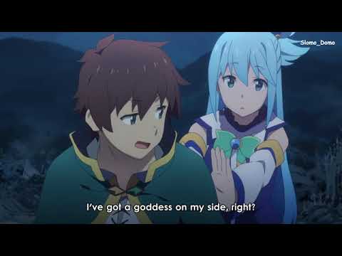 Aqua and Kazuma being nice to each other for 4 Minutes straight [Konosuba]